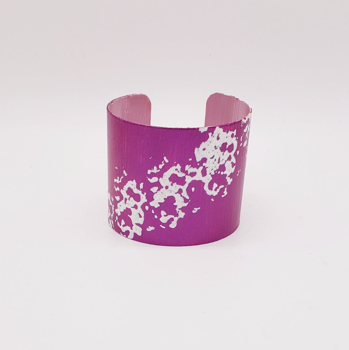 Hand Painted Solid Copper Cuff Bracelet