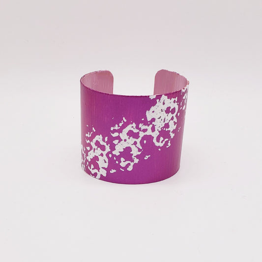 Hand Painted Solid Copper Cuff Bracelet